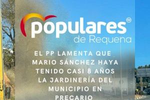 El PP lamenta que el alcalde, Mario Sánchez, "haya tenido casi 8 años la jardinería del municipio en precario"
