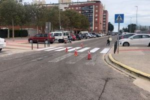L'Ajuntament d'Alaquàs realitza nous treballs de pintura i manteniment de la senyalització vial