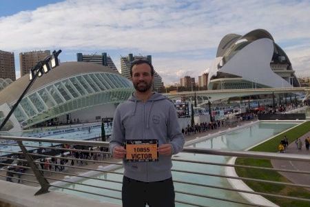 Víctor Pérez, participant de la marató: “No córrec per a guanyar, sinó per a fer la meua pròpia marca”