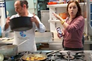 La instagramer Cristina Ferrer se desplaza a El Campello para realizar un reportaje de su cocina
