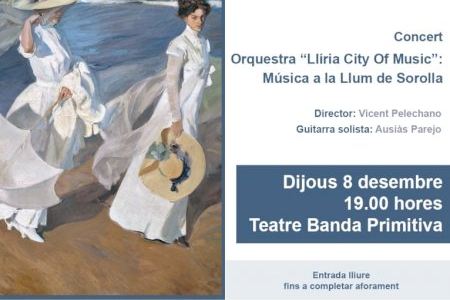 L'Orquestra “Llíria City Of Music” oferirà un concert pròleg al centenari de Joaquín Sorolla