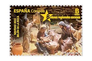Correos elige el valenciano Belén de Roca para sus sellos de Navidad