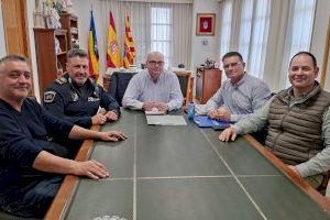 El alcalde de la Vila Joiosa se reúne con la sección sindical del FESEP y SPPLB