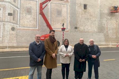 La Iglesia Arciprestal de Vinaròs recupera sus pinturas fingidas
