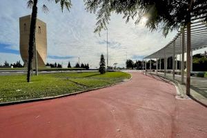 Alaquàs rehabilita el andén para peatones y el carril bici de la Alameda Norte hasta el Polideportivo Municipal El Terç