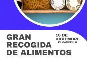 Hasta once puntos se habilitan mañana para la recogida solidaria de alimentos en El Campello