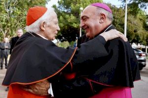 El Arzobispo electo de Valencia llega al Seminario Mayor “La Inmaculada”, en Moncada