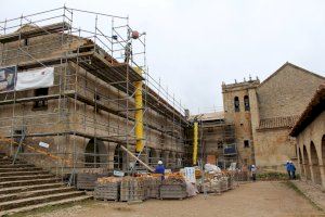 Avanzan a buen ritmo las obras de restauración del santuario de Sant Joan de Peñagolosa