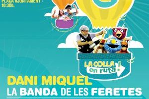 La Plaza del Ayuntamiento acogerá este fin de semana juegos infantiles y la actuación de la Banda de Feretes y Dani Miquel
