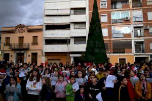 Encendido de luces del árbol de navidad en la Pl. Jaume I