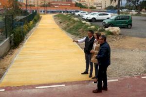 Benidorm finaliza la mejora del acceso a los colegios Els Tolls, Puig Campana y la EIM Les Fontanelles junto a la calle Italia