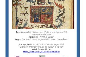 Curso sobre la historia y cultura Sefardí en la Universidad Permanente de la UA en Torrevieja