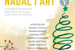 Artistes i artesans a La Sala d'Estar per celebrar la I Edició de Nadal i Art