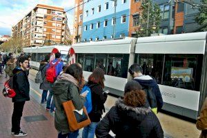 El uso del transporte público se multiplica en la C. Valenciana con respecto a 2021
