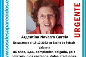 Busquen a una dona amb alzheimer desapareguda en el barri valencià de Patraix