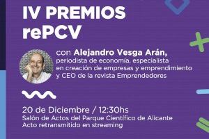 Alejandro Vesga, CEO de la revista Emprendedores, convidat principal en la IV edició dels Premis rePCV