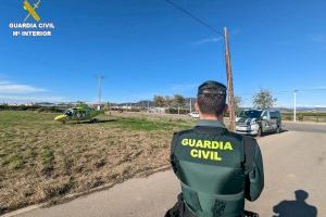 La Guardia Civil estabiliza a un herido grave de un accidente hasta la llegada de los servicios sanitarios