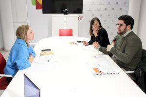Nico Calabuig i M. Àngels Moreno proposen millores al Pressupost Municipal 2023 en una reunió amb Natàlia Enguix