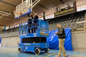 Reparación integral de las canastas de baloncesto del Polideportivo Centro