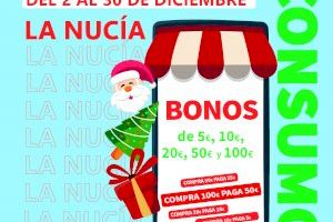 81.300 € vendidos en “Bonos Consumo Navidad La Nucía”