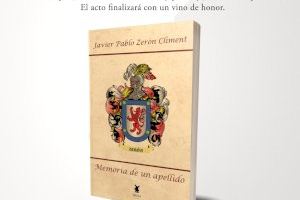 Este jueves se presentará en Orihuela el libro Memoria de un apellido de Javier Pablo Zerón Climent