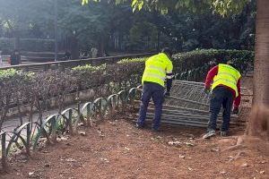 En marxa la remodelació del jardí de la plaça d’Alfredo Candel i el trasllat de la zona de gossos existen a l’avinguda d’Aragó