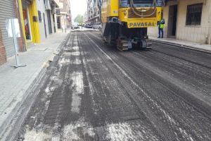 L’Ajuntament de Meliana fa una segona actuació d’asfaltatge en carrers molt deteriorats