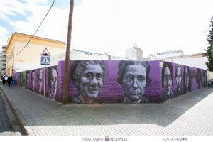 Gandia contará en marzo con un nuevo mural dedicado a la lucha por la Igualdad