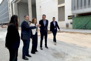 El parking exprés del área de llegadas del Aeropuerto de Alicante-Elche Miguel Hernández estará listo en primavera
