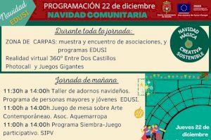 Alicante entrega este jueves los premios de los comercios en la Navidad Comunitaria de la zona Edusi
