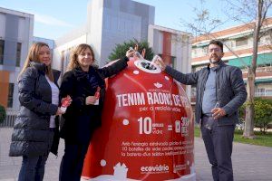 El Ayuntamiento de Paterna lanza una campaña de reciclaje de vidrio por Navidad