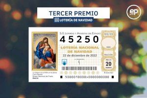 Un quinto premio de la Lotería de Navidad cae íntegramente en Madrid