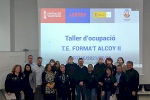 Les deu persones inscrites en el ‘Taller d'Ocupació Forma’t Alcoi II’ finalitzen el seu programa de 12 mesos de formació i aprenentatge