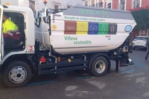 Villena comenzará la recogida de basura ‘Puerta a Puerta’ en el Centro Histórico con el nuevo vehículo adaptado