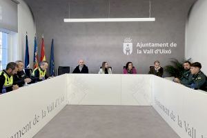 El Ayuntamiento de la Vall d’Uixó coordina un dispositivo especial de seguridad para la Fiesta de Fin de Año