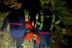 Rescatan a un corredor herido en el Puig Campana