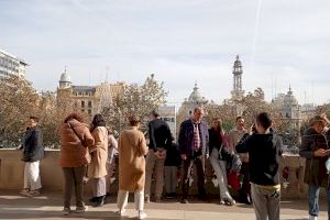 Més d'un milió de persones visiten el balcó de l'Ajuntament de València des que es va obrir a la ciutadania