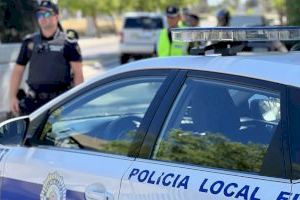 La Policía Local de Elche detiene a un hombre como presunto autor de un robo en el interior de un vehículo