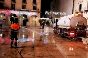 Alicante supera en 114 toneladas los residuos recogidos entre Navidad y Año Nuevo a las cifras prepandemia de 2020