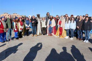 Los Reyes Magos desembarcan en Sagunto