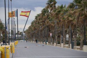 La AEMET activa el aviso amarillo por fuertes rachas de viento en la C. Valenciana