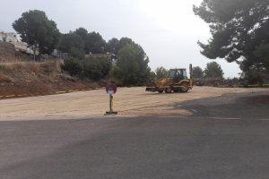El Ayuntamiento de Sagunto acondiciona un nuevo espacio en el aparcamiento del IES Clot del Moro