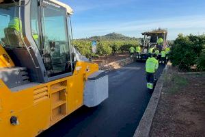 Betxí renova l'asfaltat del Camí de Sant Antoni, la via per on transita la romeria a la Muntanyeta