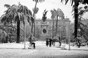 Així va ser la gran nevada que va cobrir València de blanc en 1960
