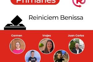 Cinco aspirantes se presentan a las primarias de Reiniciem Benissa