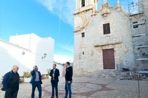 L'Ajuntament de Peníscola col·labora en la reparació de la cúpula de l’ermita de la seua Patrona