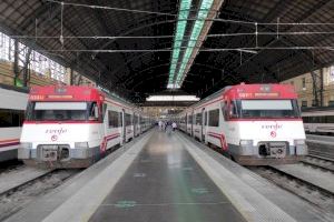 Renfe recupera 19 servicios de Cercanías en el Núcleo de València durante el fin de semana