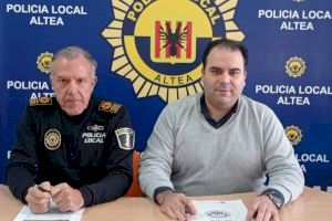La Policia Local d'Altea rep més de 20.000 euros per a la renovació de material