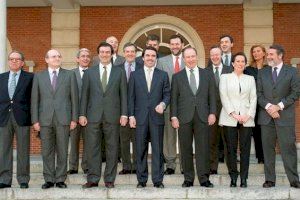 Imagen de archivo del Gabinete del Gobierno de Aznar en los 2000 con el ministro Álvarez-Cascos