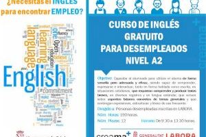 Creama-Dénia abre las inscripciones al curso de Inglés A2 para personas desempleadas subvencionado por Labora